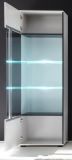 Vitrine Design-D in wei� Hochglanz Vitrinenschrank 60 x 200 cm