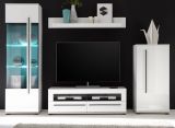 Kommode Design-D in Hochglanz wei� Anrichte 60 x 126 cm