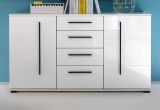 Sideboard Design-D in wei� Hochglanz Kommode 150 x 86 cm, Soft-Close