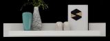 Wandboard Design-D in wei� Hochglanz Wandregal 150 x 20 cm