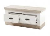 Garderobenkombination Rovola in Pinie wei� / Oslo Pinie Landhaus Garderobe Set 4-tlg. 224 x 201 cm
