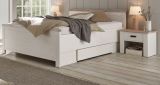 Bett Rovola in Pinie wei� / Oslo Pinie Landhaus Einzelbett Liegefl�che 140 x 200 cm
