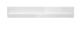 Wandboard Nobile in wei� Hochglanz Wandregal 150 x 22 cm