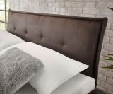 Bettanlage Ward in Used Wood Shabby und Matera grau Liegefl�che 140 x 200 cm Schlafzimmer Set 2-teilig
