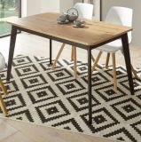 Esstisch Ronson in Artisan Eiche und schwarz K�chentisch skandinavisch ausziehbar mit Einlegeplatte 140 - 180 x 75 cm