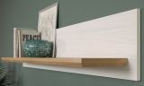 Wandboard Timber in Andersen Pinie wei� und Artisan Eiche Landhaus Wandregal 146 x 25 cm