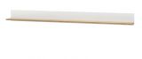 Wandboard Center in wei� und Wotan Eiche Wandregal 170 x 15 cm