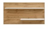 Wandpaneel Center in Wotan Eiche und wei� Wandboard 155 x 80 cm