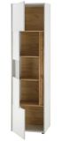 Wohnwand Center in wei� und Wotan Eiche Wohnkombination 4-teilig 400 x 197 cm mit XL-Board