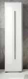 Badezimmer Hochschrank Design-D in wei� Hochglanz Badschrank 45 x 200 cm