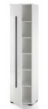 Badezimmer Hochschrank Design-D in wei� Hochglanz Badschrank 45 x 200 cm