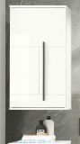 Badezimmer H�ngeschrank Design-D in wei� Hochglanz Badschrank h�ngend 45 x 85 cm
