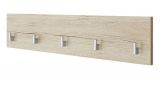 Garderobenpaneel Malea in Eiche San Remo Garderobenleiste 88 x 18 cm Wandgarderobe