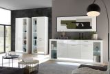 Sideboard Ladis in wei� Hochglanz Kommode 150 x 83 cm