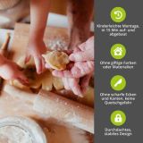 BOMI� Lernturm Swubi in wei� und natur Learning Tower Stehhilfe f�r Kinder