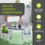 BOMI� Kindersitzgruppe Amy in wei� und grau Sitzgruppe Kindertisch und 2 x Stuhl