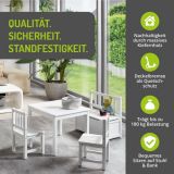 BOMI� Kindersitzgruppe Anna in wei� Sitzgruppe Kindertisch, Truhenbank und 2 x Stuhl