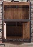 Sekret�r Auburn in Eiche Stirling und Matera grau Schreibtisch 90 x 127 cm