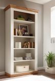 Regal Hemsby in wei� Pinie und Eiche Wotan Landhaus Standregal 102 x 202 cm