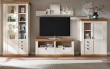 Highboard Hemsby in wei� Pinie und Eiche Wotan Landhaus Anrichte 102 x 139 cm