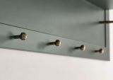 Garderobenpaneel Forres in gr�n Landhausstil Wandgarderobe 109 x 40 cm