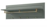 Garderobenpaneel Forres in gr�n Landhausstil Wandgarderobe 109 x 40 cm