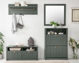 Garderobenspiegel Forres in gr�n Landhausstil Flur Diele Spiegel 82 x 82 cm