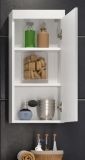 Badezimmer H�ngeschrank Aura in wei� Hochglanz Badschrank h�ngend 35 x 75 cm