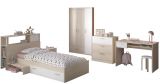 Parisot Kinder- und Jugendzimmer Set 6-teilig Charly9 in Akazie und wei�