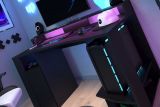 Parisot Gaming Set Gaming2 in schwarz Gamingtisch und Schrank inkl. LED Beleuchtung in Farbe