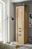 Stauraumschrank Stove in Used Wood hell und anthrazit Mehrzweckschrank 51 x 201 cm