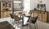 Esstisch Stove in Used Wood hell und anthrazit K�chentisch 180 x 80 cm