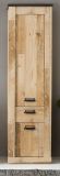 Schuhschrank Stove in Used Wood hell und anthrazit Flurschrank 51 x 201 cm Mehrzweckschrank