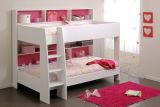Parisot Etagenbett TamTam1 in wei� mit blau oder pink Kinder und Jugendzimmer Hochbett 209 x 165 cm