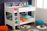 Parisot Etagenbett TamTam1 in wei� mit blau oder pink Kinder und Jugendzimmer Hochbett 209 x 165 cm