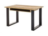 Schreibtisch Stove in Used Wood hell und anthrazit Laptoptisch f�r Homeoffice und B�ro 125 x 60 cm