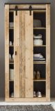 Aktenschrank Stove in Used Wood hell und anthrazit B�ro Regalschrank 93 x 201 cm