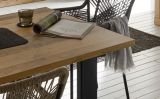 Schreibtisch Set mit Rollcontainer Stove in Used Wood hell und anthrazit