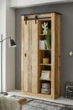 B�rom�bel Set Stove in Used Wood hell und anthrazit mit Aktenschrank