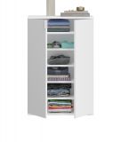 Kommode SystemX in wei� Hochglanz Mehrzweckschrank 61 x 99 cm