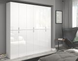 Garderobe SystemX in wei� Hochglanz Mehrzweckschrank 183 x 193 cm