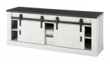 TV-Lowboard Stove in wei� Pinie und anthrazit Landhaus TV Unterteil in Komforth�he 162 x 61 cm