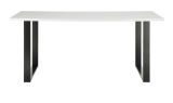 Esstisch Stove in wei� Pinie und anthrazit Landhaus K�chentisch 180 x 80 cm