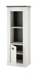 B�rom�bel Set Stove in wei� Pinie und anthrazit Landhaus mit Aktenregal und Wandregal