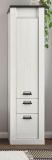 Badezimmer Hochschrank Stove in wei� Pinie und anthrazit Landhaus Badschrank 51 x 201 cm