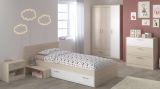 Parisot Kinder- und Jugendzimmer Set 4-teilig Charly12 in Akazie und wei�
