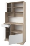 Parisot K�chenbuffet Socool11 in wei� und Jackson Eiche Buffetschrank 100 x 184 cm