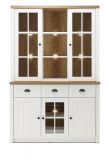 Buffetschrank Seyne in wei� Pinie und Eiche hell Landhaus Buffet 130 x 198 cm