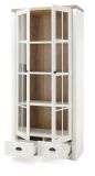 Wohnwand Seyne in wei� Pinie und Eiche hell Landhaus Wohnkombination 3-teilig 240 x 198 cm