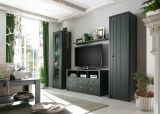 TV-Lowboard Forres in gr�n Landhaus TV Unterteil mit Komforth�he 130 x 67 cm